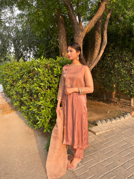 Rust Pink Lava Silk