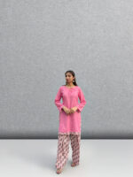 Pink Farshi Shalwar Kameez - Image 2